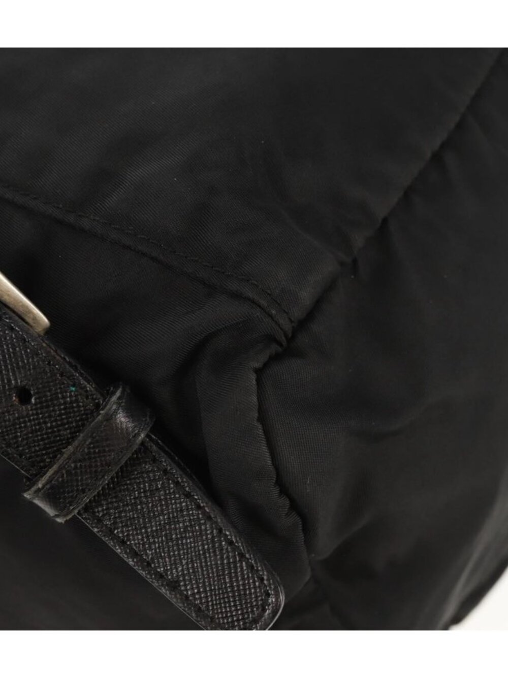 PRADA Backpack Nylon Black Silver - Picture 10 of 16